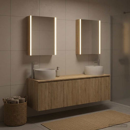 vidaXL Bathroom Cabinet Set 5 pcs Sonoma Oak Engineered Wood 4