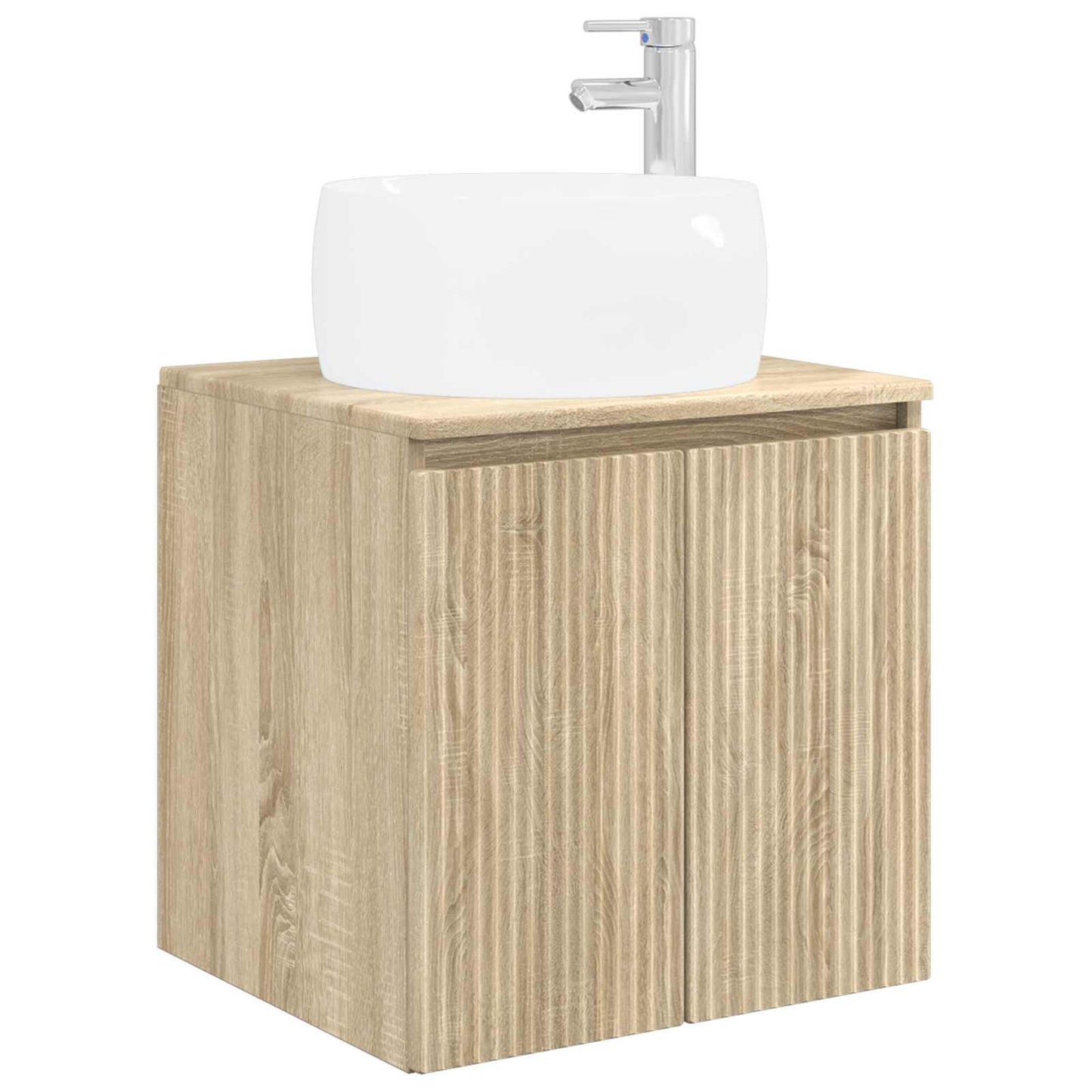 vidaXL Bathroom Cabinet Set 4 pcs Sonoma Oak Engineered Wood 5