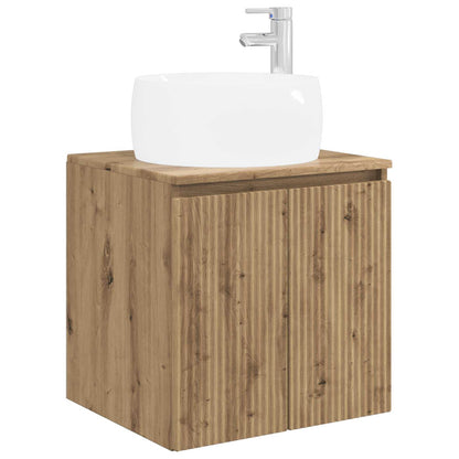 vidaXL Bathroom Cabinet Set 4 pcs Artisan Oak Engineered Wood 5
