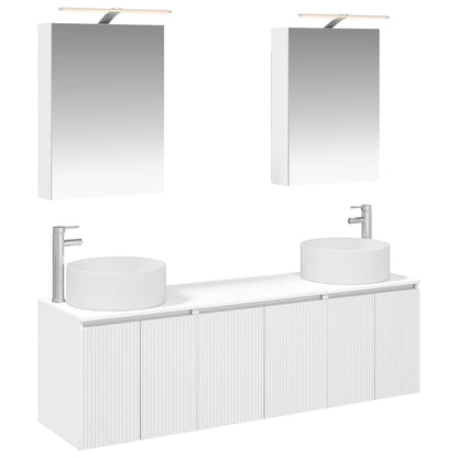 Bathroom Cabinet Set 5 pcs 50 x 14.5 x 70 cm White