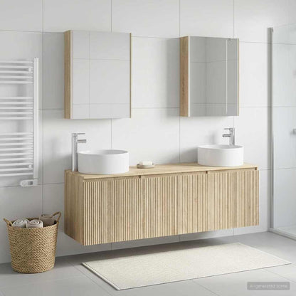 Bathroom Cabinet Set 5 pcs 53 x 15.5 x 70 cm Sonoma oak
