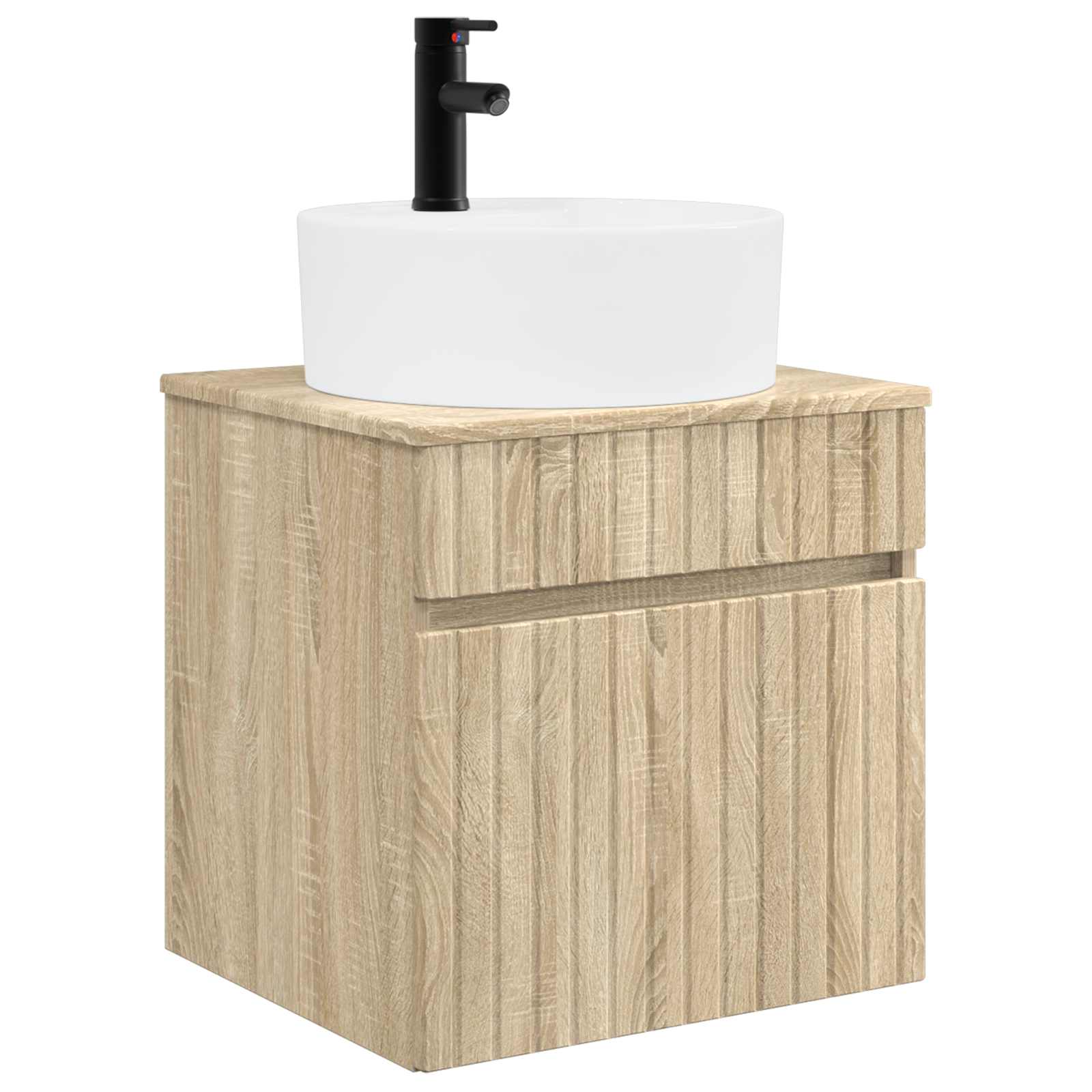 vidaXL Bathroom Cabinet Set 5 pcs Sonoma Oak Engineered Wood 5