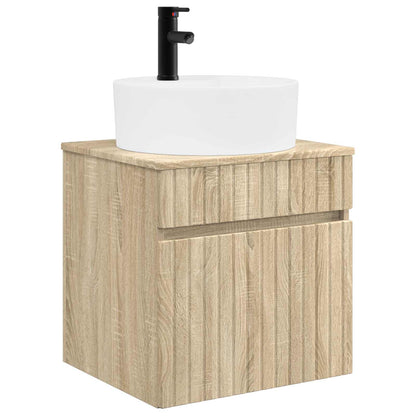 vidaXL Bathroom Cabinet Set 5 pcs Sonoma Oak Engineered Wood 5
