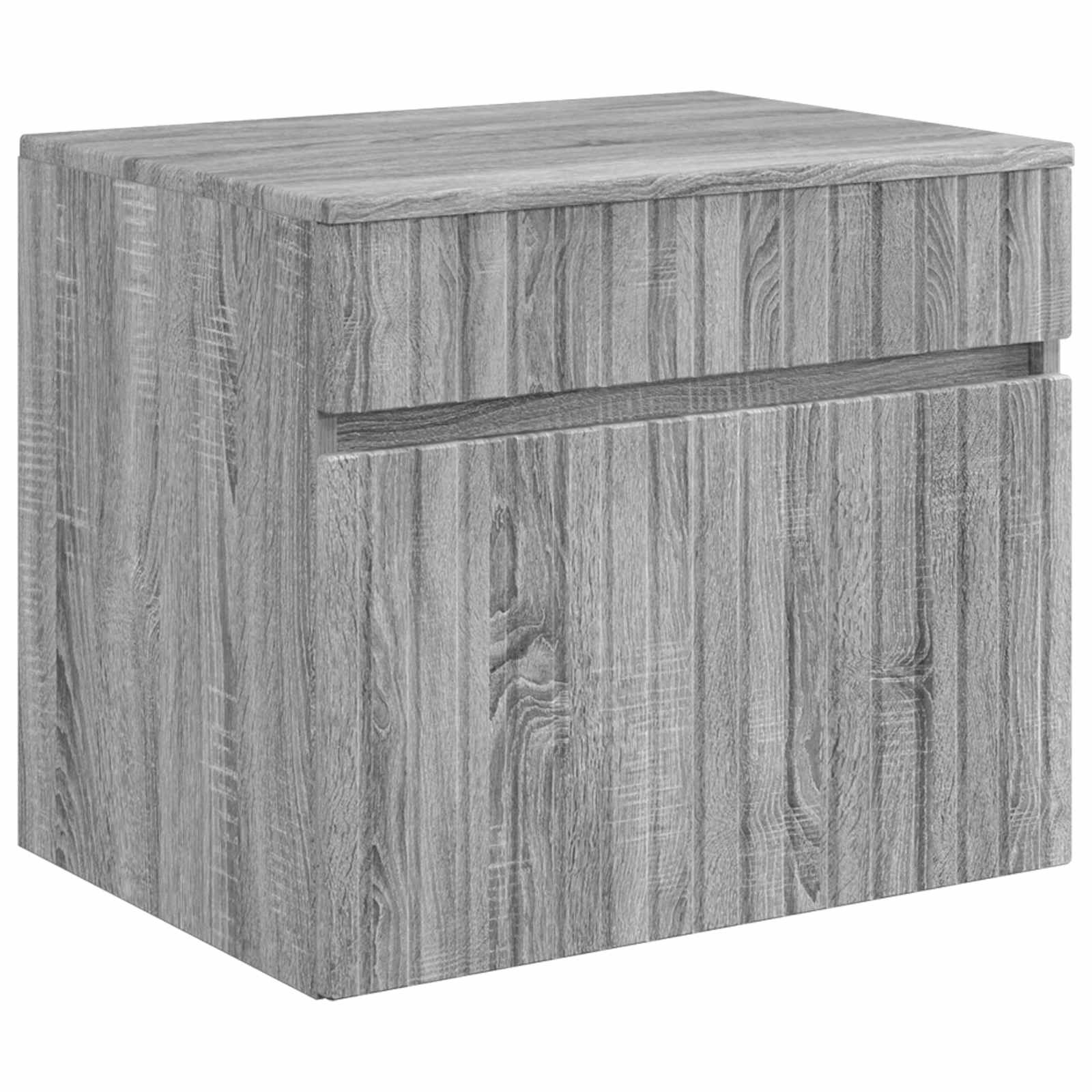 vidaXL Bathroom Cabinet Set 5 pcs Grey Sonoma Engineered Wood 6