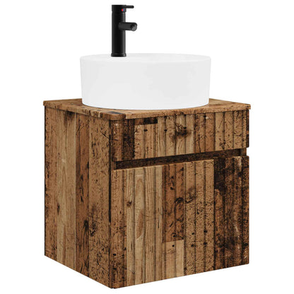 vidaXL Bathroom Cabinet Set 5 pcs Old Wood Engineered Wood 5
