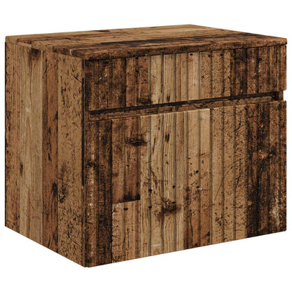 vidaXL Bathroom Cabinet Set 5 pcs Old Wood Engineered Wood 6
