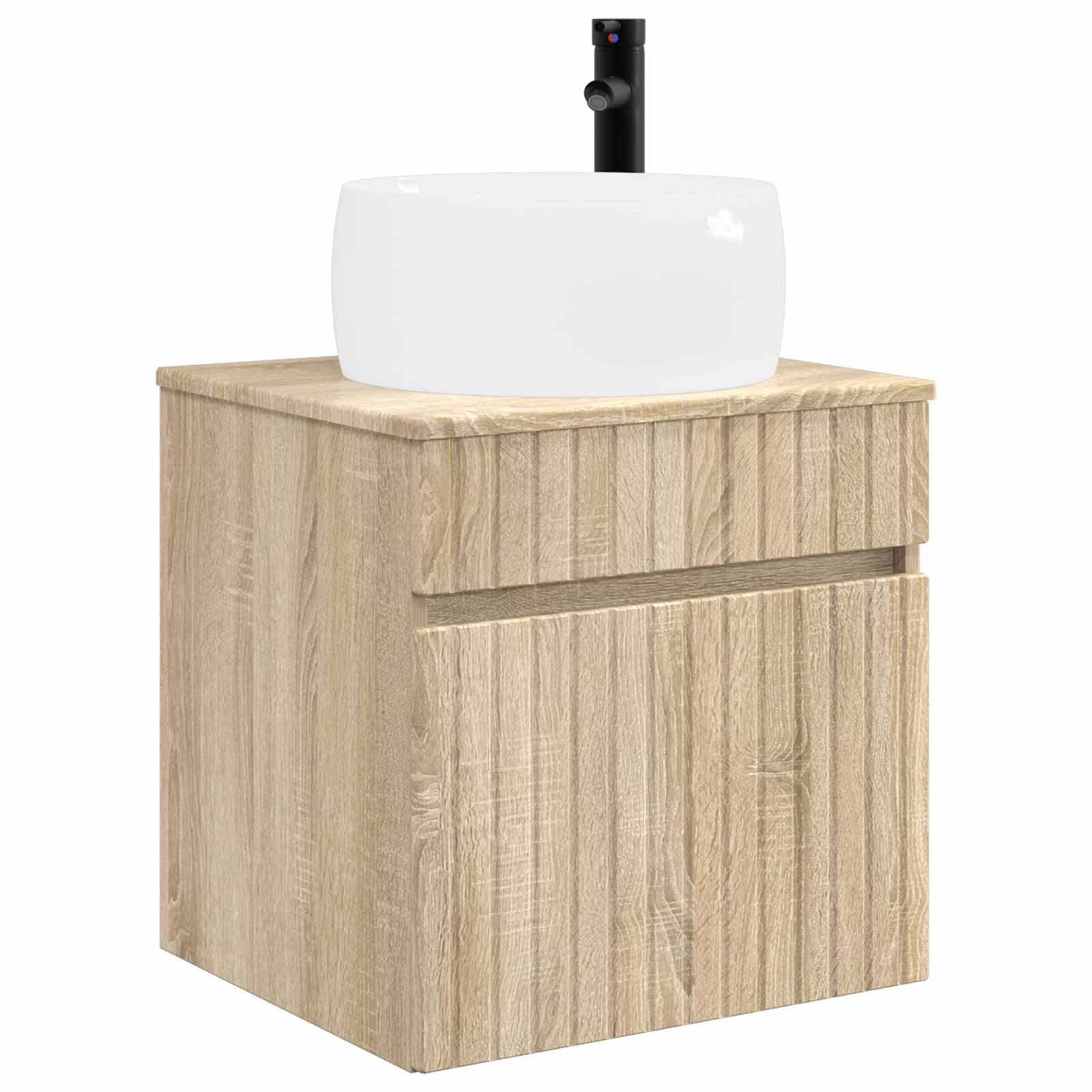vidaXL Bathroom Cabinet Set 5 pcs Sonoma Oak Engineered Wood 5
