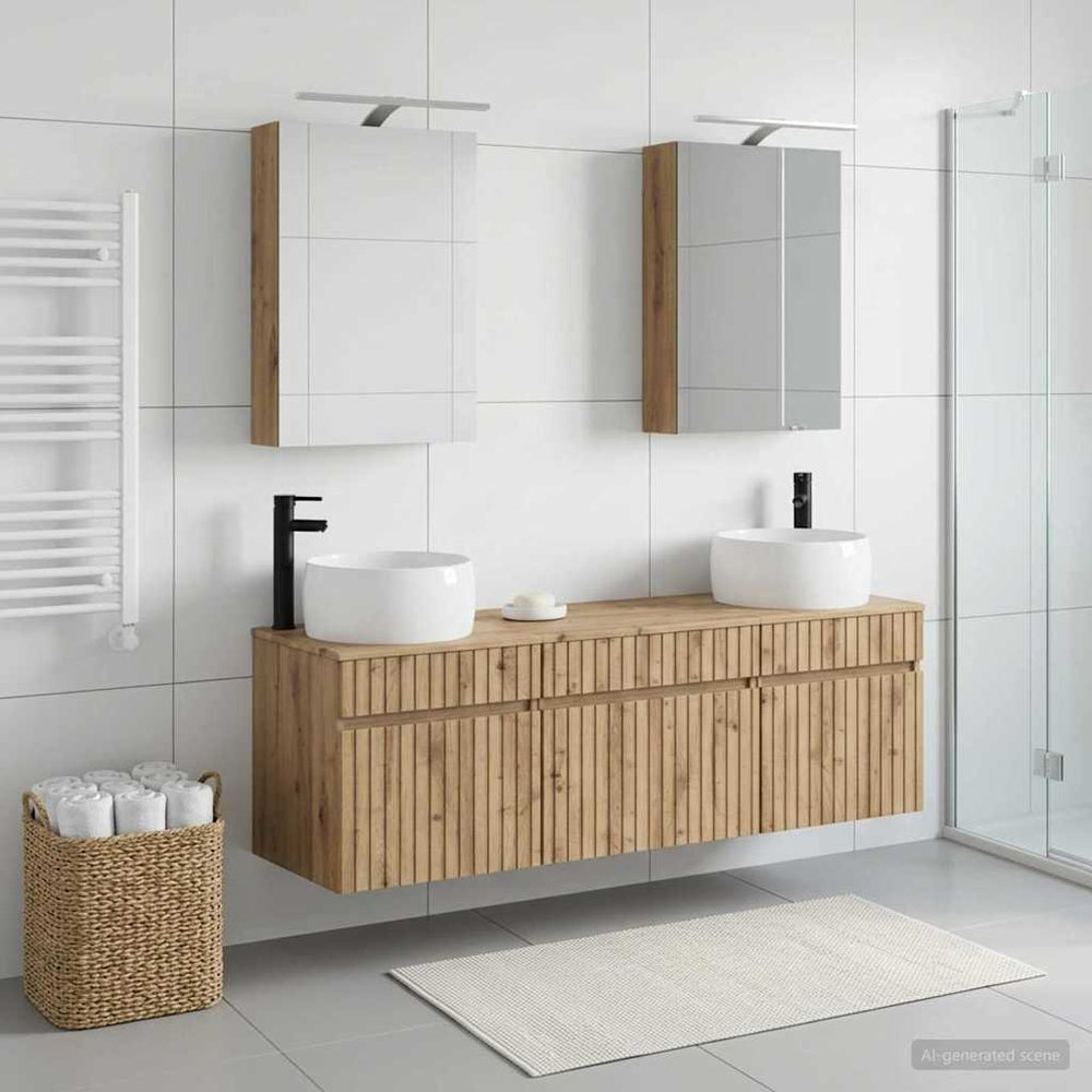 vidaXL Bathroom Cabinet Set 5 pcs 50 x 14.5 x 70 cm