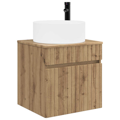 vidaXL Bathroom Cabinet Set 4 pcs Artisan Oak Engineered Wood 5