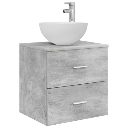 vidaXL Bathroom Furniture Set 5 pcs Concrete Grey 5