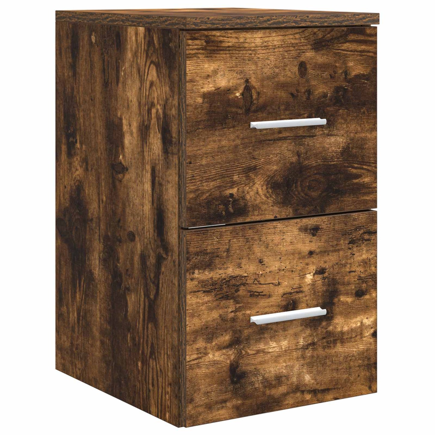 vidaXL Bathroom Furniture Set 4 pcs Smoked Oak 6
