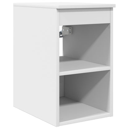 vidaXL Bathroom Furniture Set 5 pcs White Engineered Wood and Glass 6