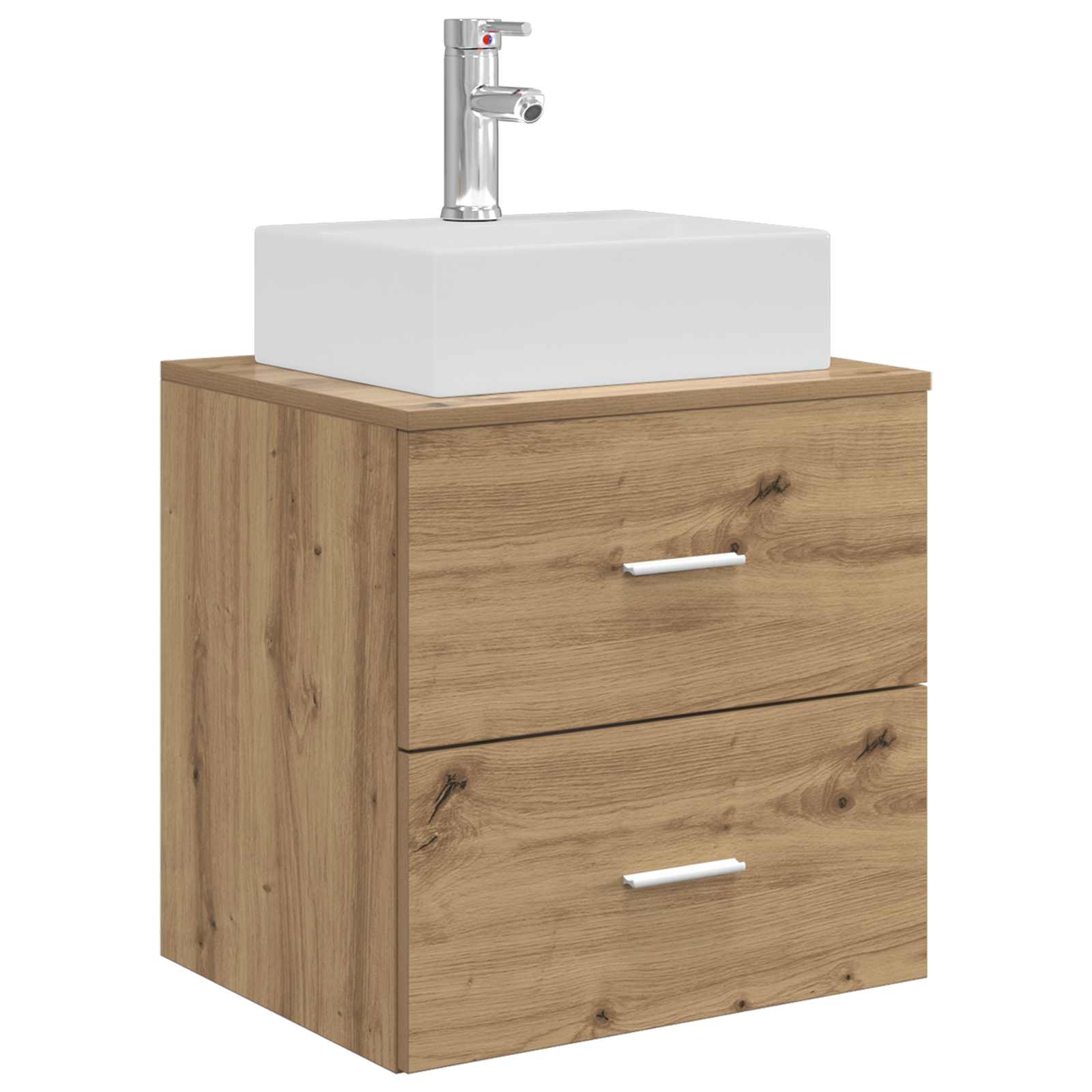 vidaXL Bathroom Furniture Set 5 pcs Artisan Oak 5