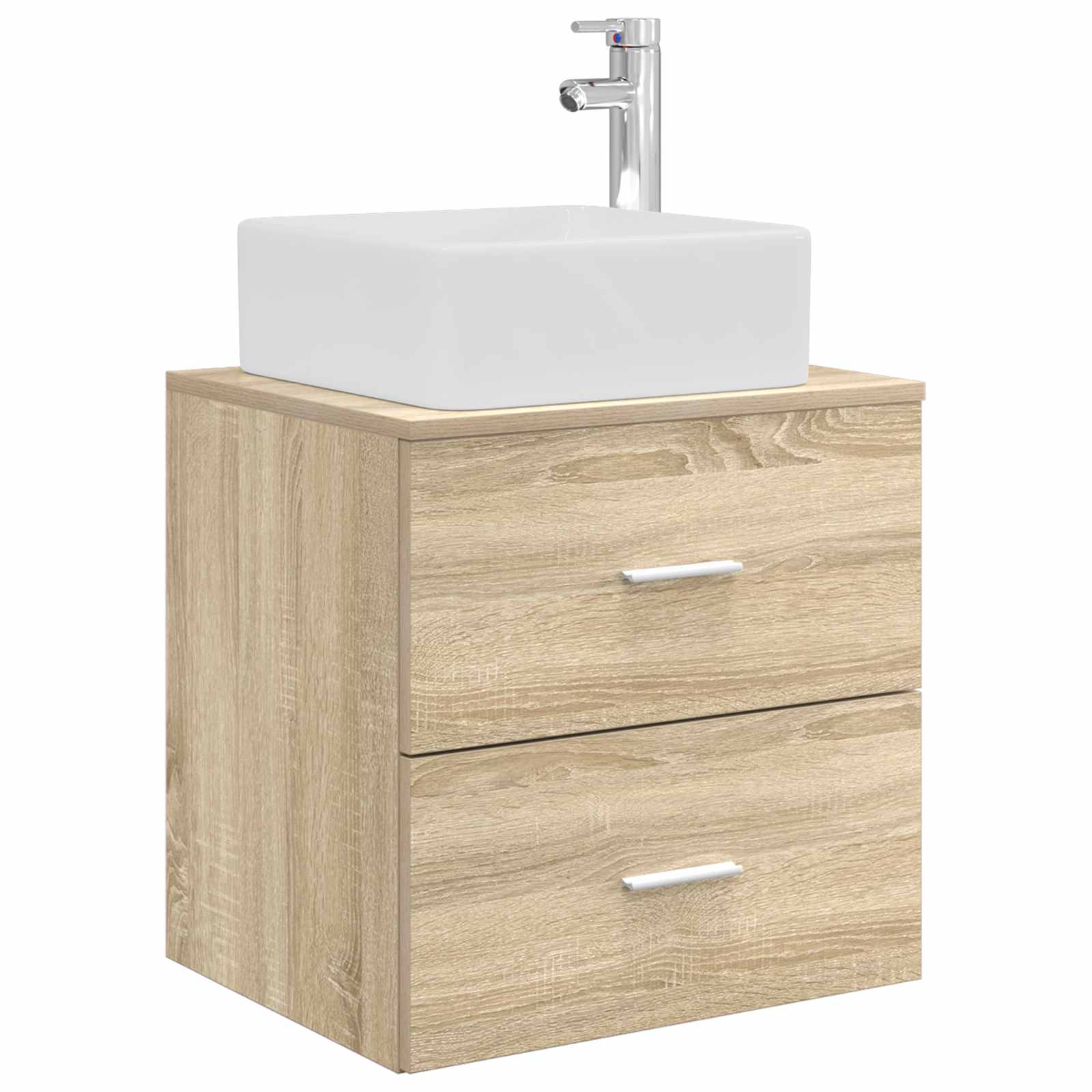 vidaXL Bathroom Furniture Set 5 pcs Sonoma Oak 5