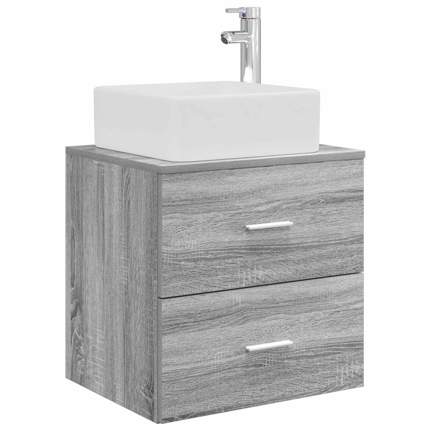 vidaXL Bathroom Furniture Set 5 pcs Grey Sonoma 5