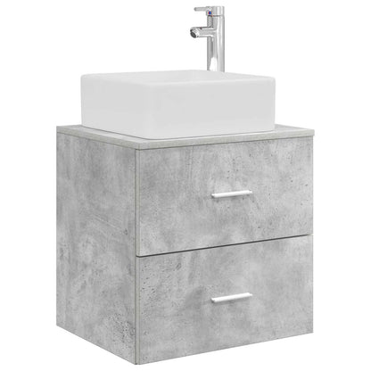 vidaXL Bathroom Furniture Set 5 pcs Concrete Grey 5