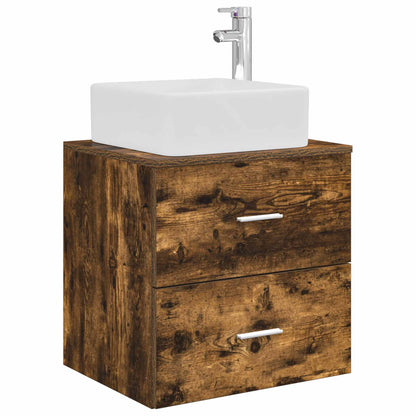vidaXL Bathroom Furniture Set 5 pcs Smoked Oak 5