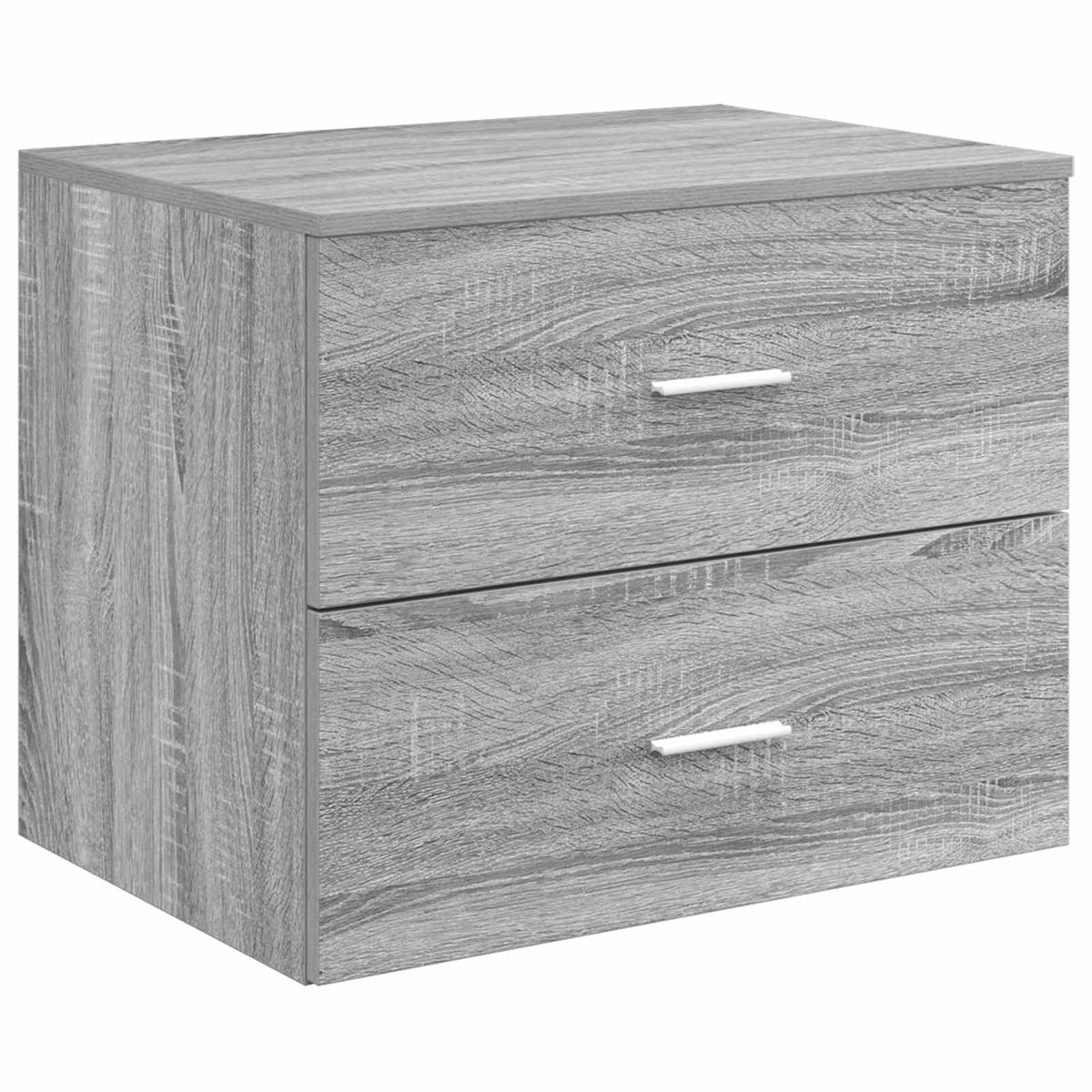 vidaXL Bathroom Furniture Set 4 pcs Grey Sonoma 6