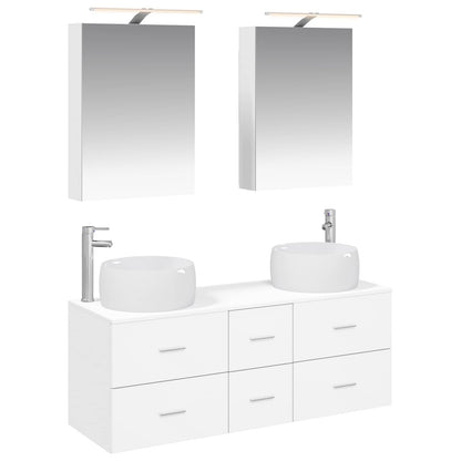 Bathroom Furniture Set 5 pcs 49.5 x 44.5 x 66 cm White