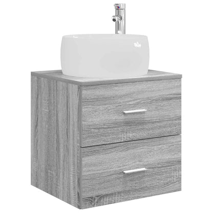 vidaXL Bathroom Furniture Set 5 pcs Grey Sonoma 5