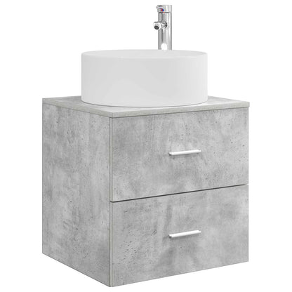 vidaXL Bathroom Furniture Set 5 pcs Concrete Grey 6
