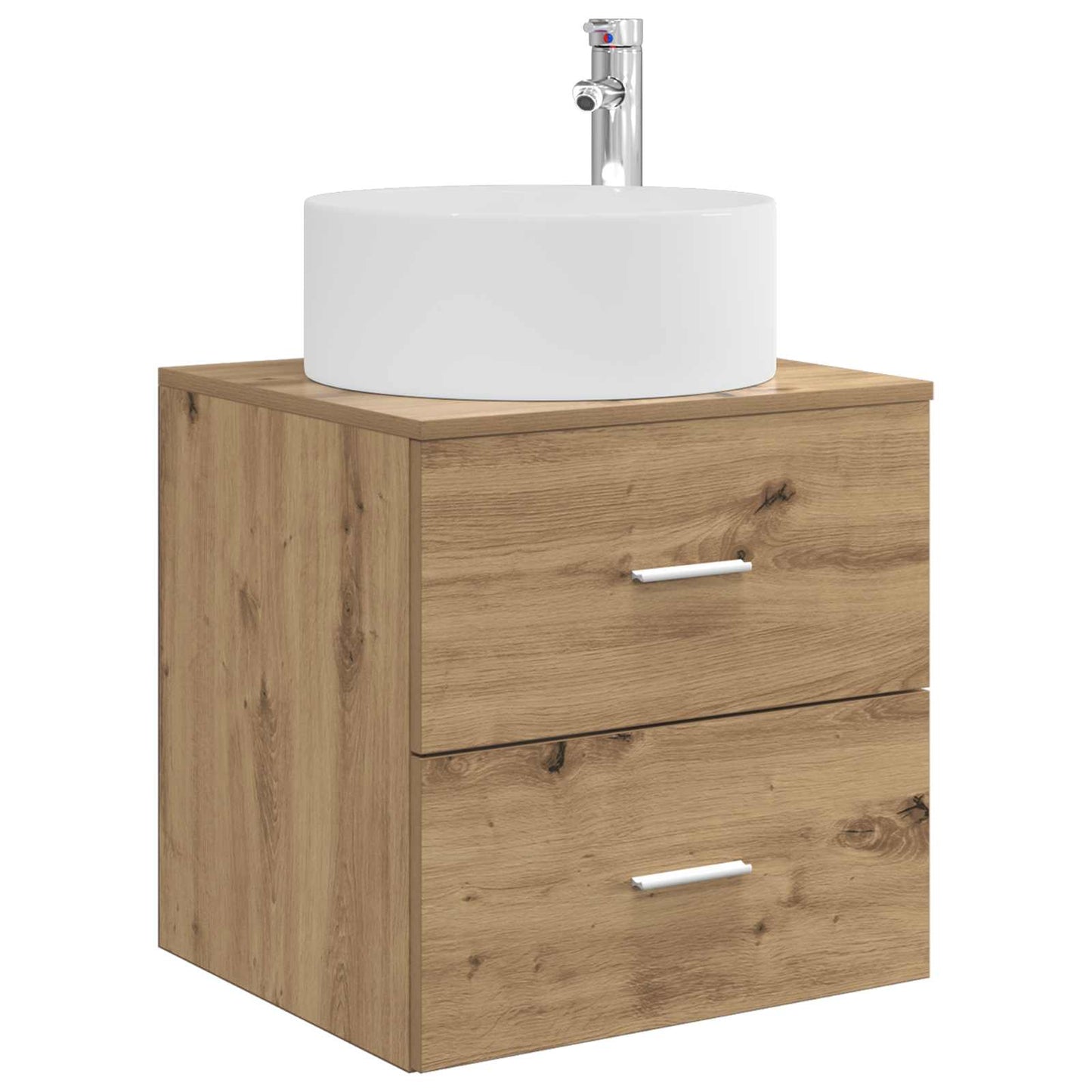 vidaXL Bathroom Furniture Set 5 pcs Artisan Oak 5