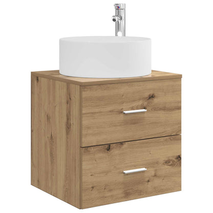 vidaXL Bathroom Furniture Set 5 pcs Artisan Oak 5