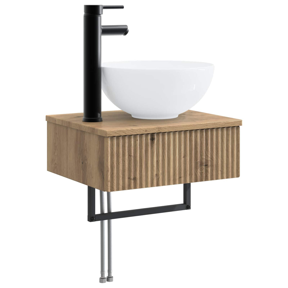 vidaXL Bathroom Furniture Set 6 pcs Artisan Oak 5