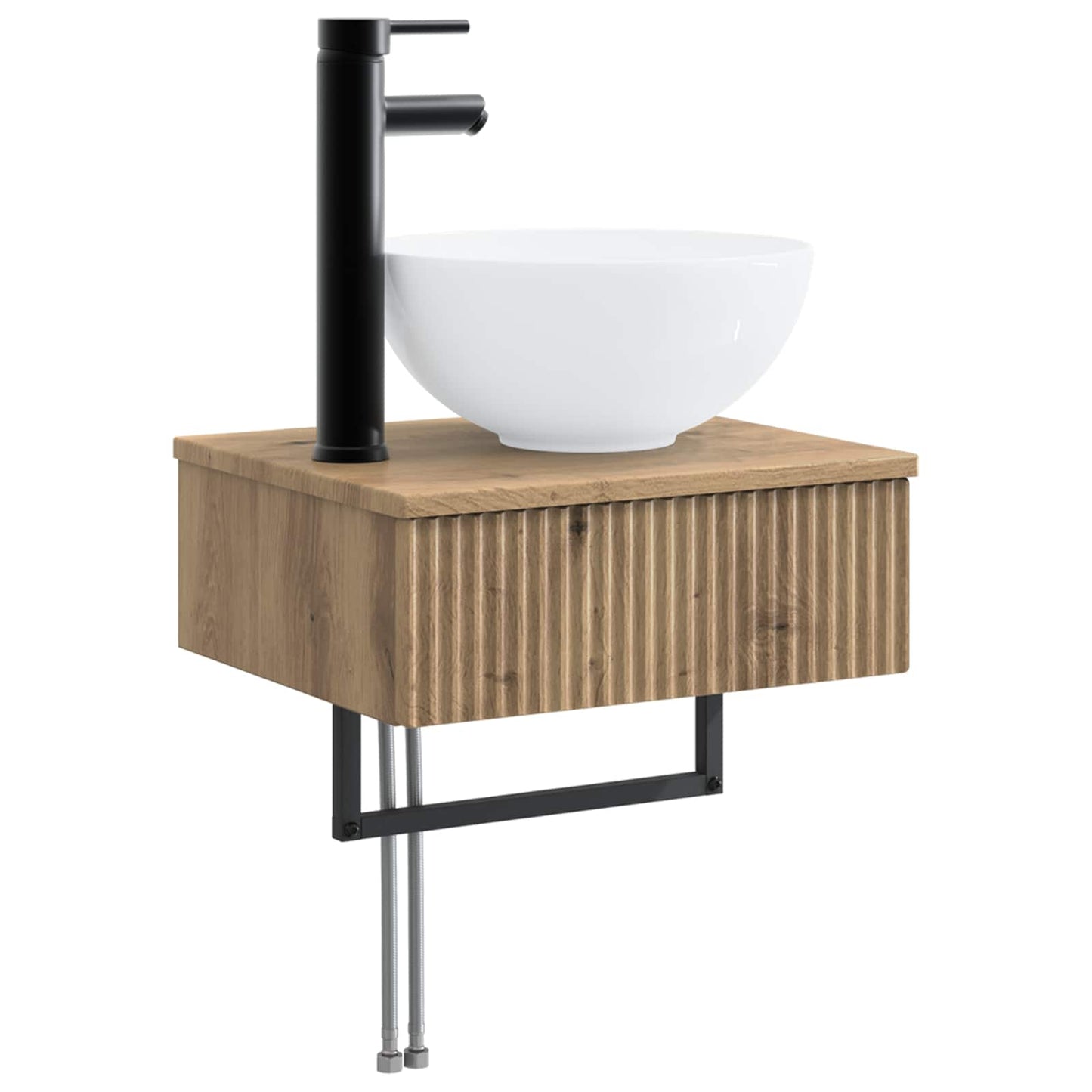 vidaXL Bathroom Furniture Set 6 pcs Artisan Oak 5
