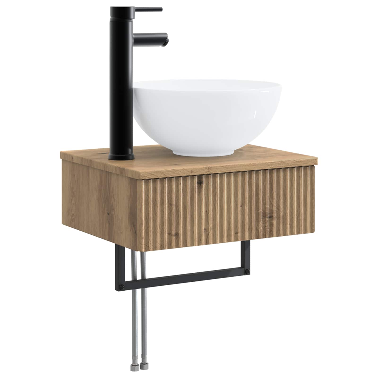 vidaXL Bathroom Furniture Set 6 pcs Artisan Oak 5