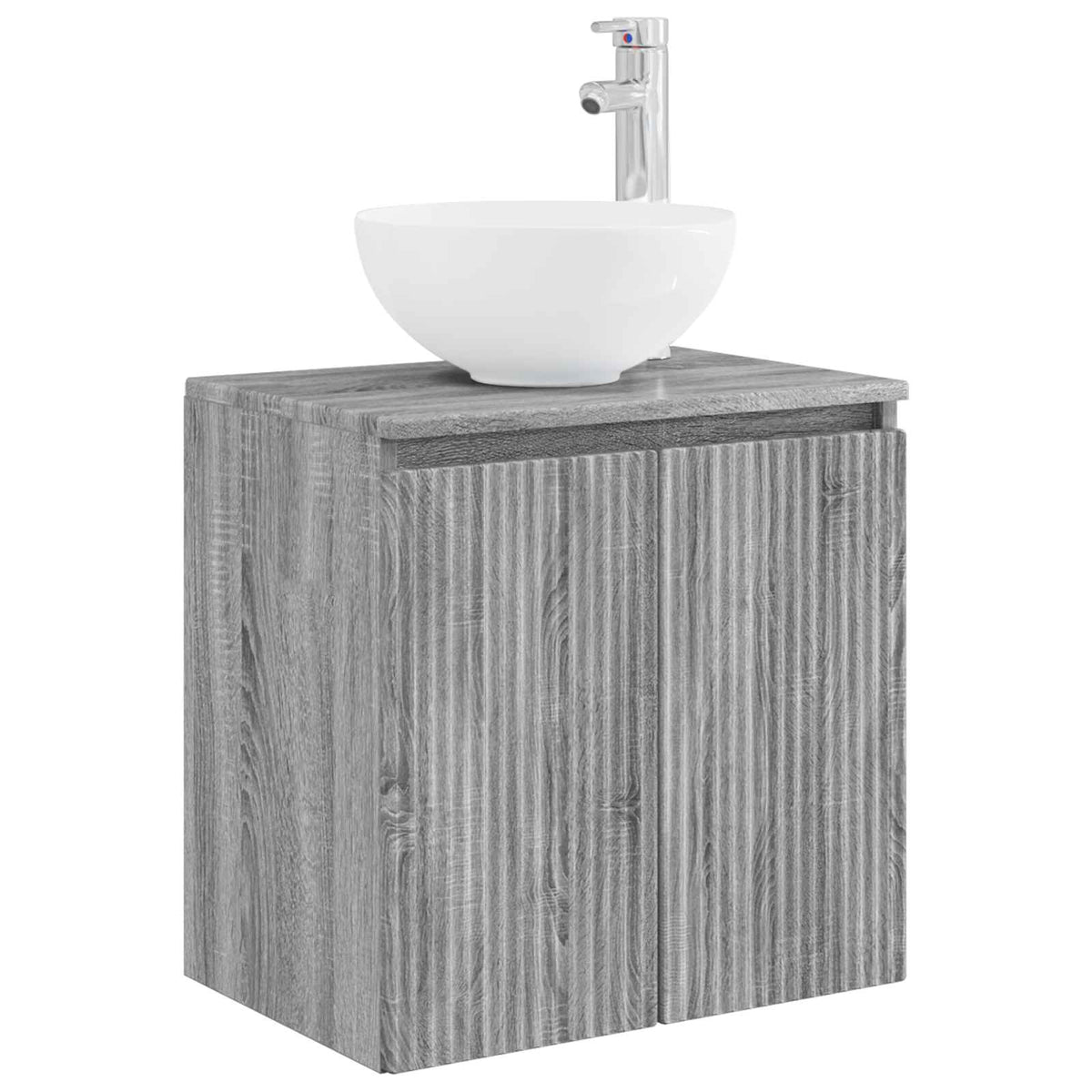 vidaXL Bathroom Furniture Set 6 pcs Grey Sonoma 5