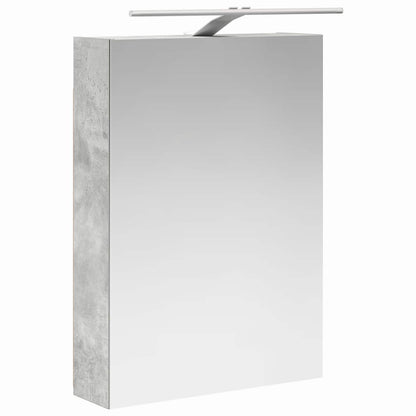 vidaXL Bathroom Cabinet Set 5 pcs Concrete Grey Engineered Wood 5