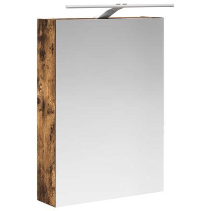 vidaXL Bathroom Cabinet Set 5 pcs Smoked Oak Engineered Wood 5