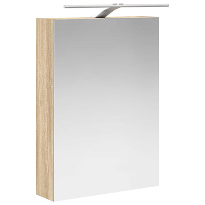 vidaXL Bathroom Cabinet Set 5 pcs Sonoma Oak Engineered Wood 5