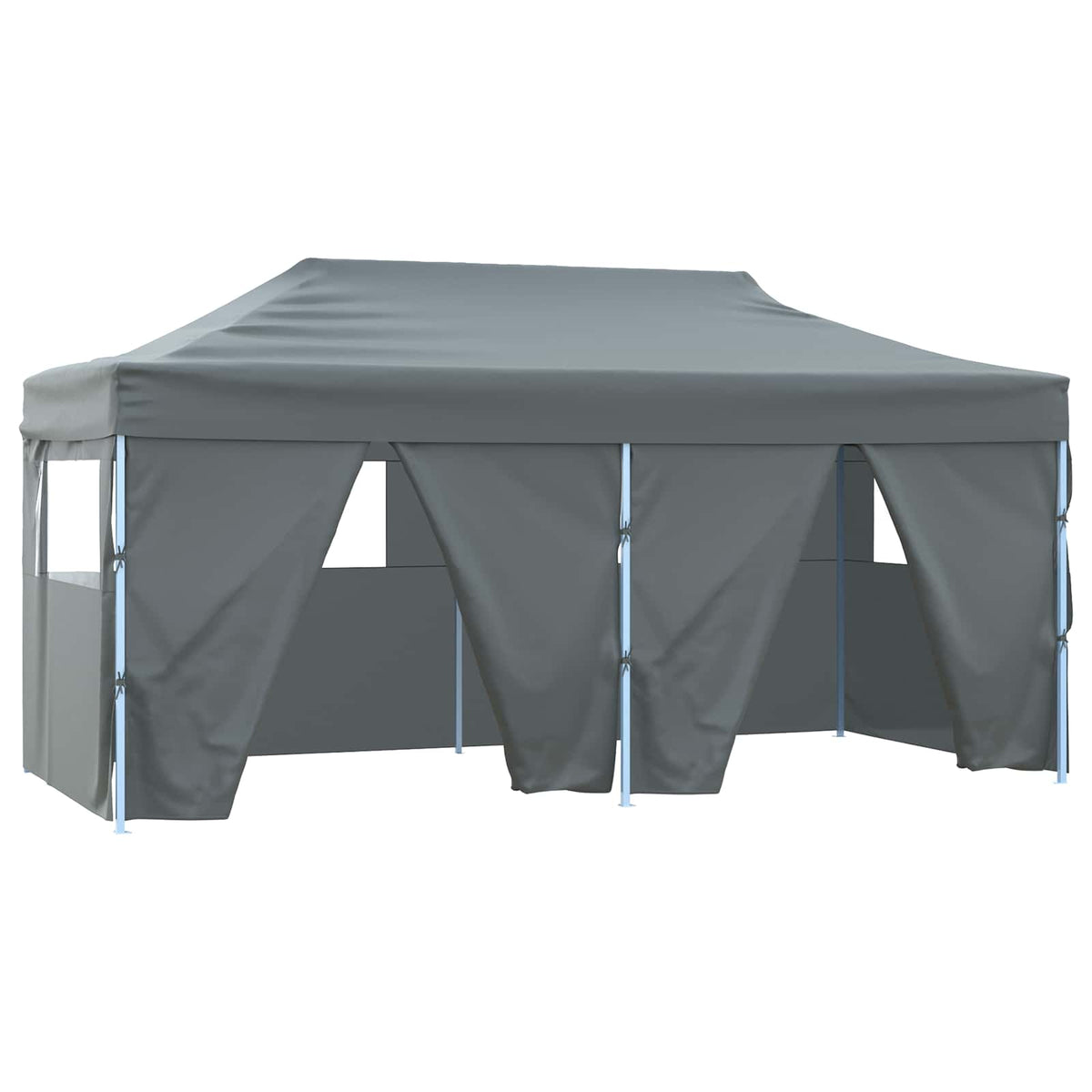 Party Tent 292 x 580 x 315 cm Oxford Fabric Yes with 4 Sidewalls Anthracite