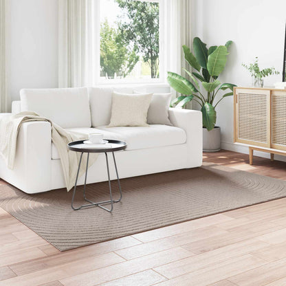 Indoor Outdoor Rug PALMERAS Polyester Zen Sand Beige