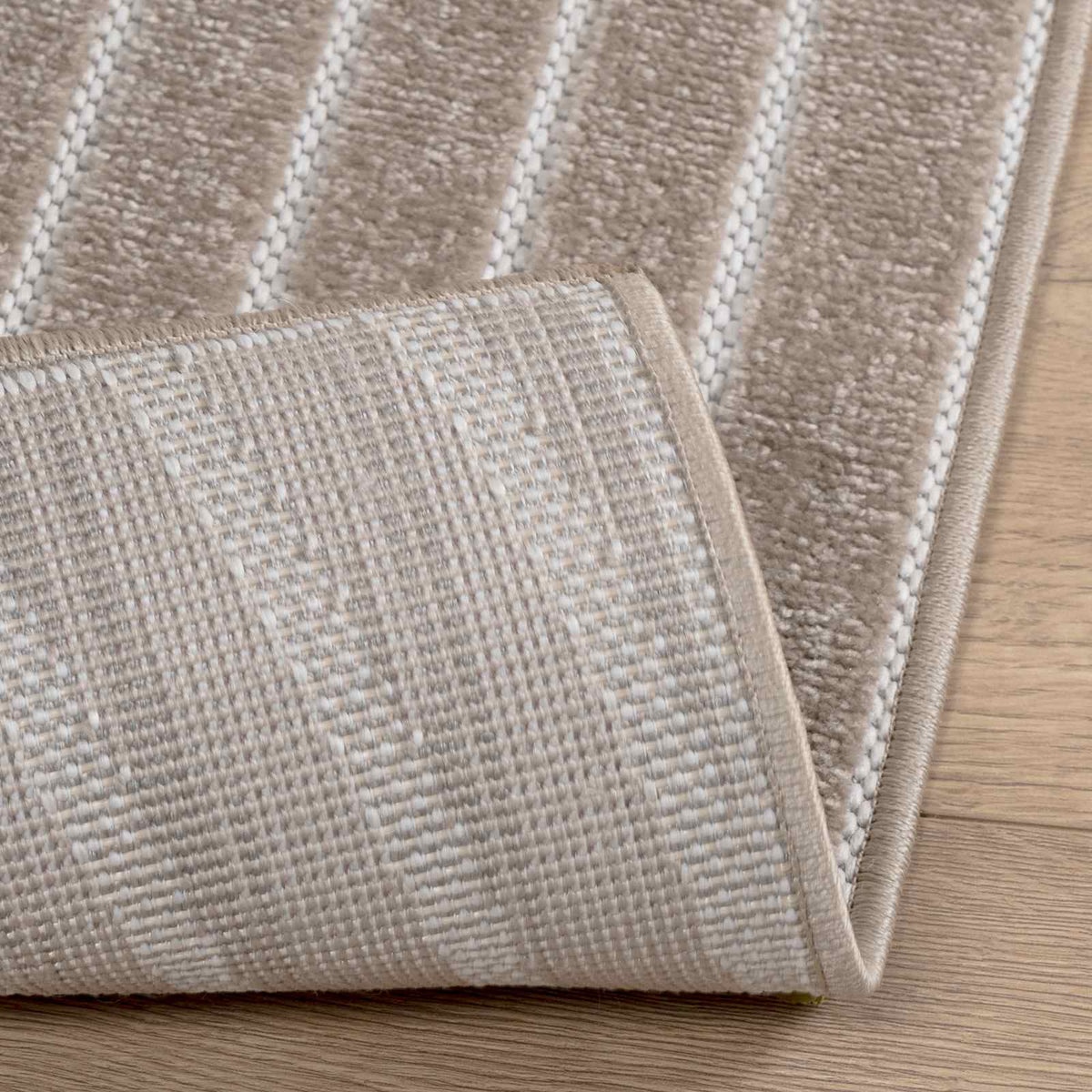 Indoor and Outdoor Rug PALMERAS Polyester Zen Sand Beige 160 x 230 cm
