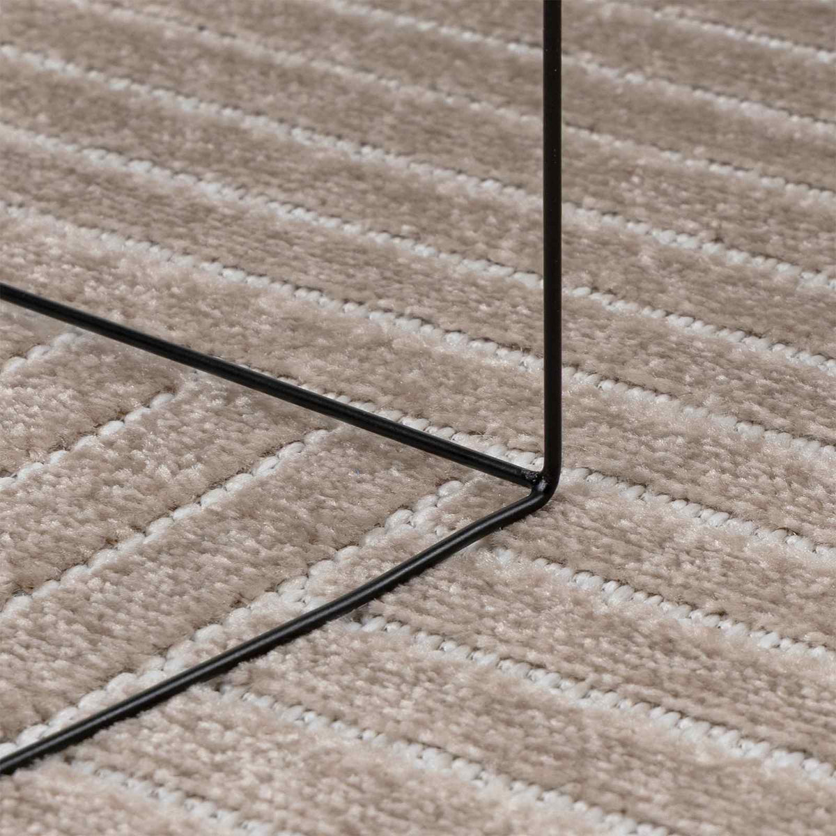 Indoor and Outdoor Rug PALMERAS Polyester Zen Sand Beige 160 x 230 cm