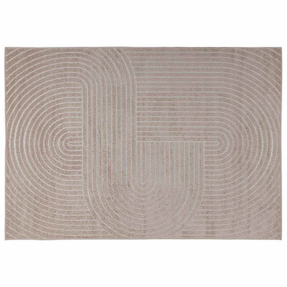 Indoor and Outdoor Rug PALMERAS Polyester Zen Sand Beige 160 x 230 cm