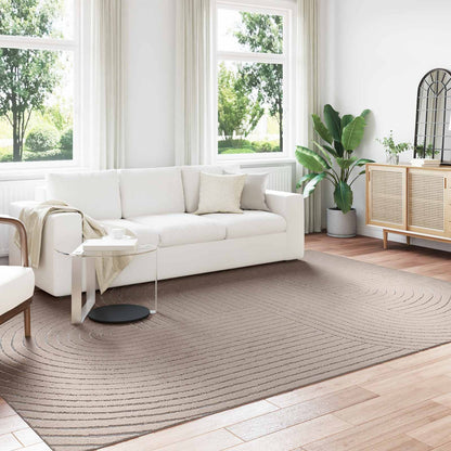 Indoor and Outdoor Rug PALMERAS Polyester Zen Sand Beige 240 x 340 cm