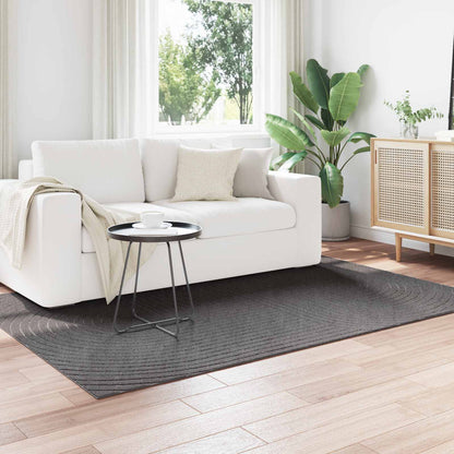 Indoor and Outdoor Rug PALMERAS Zen Sand Anthracite 140 x 200 cm
