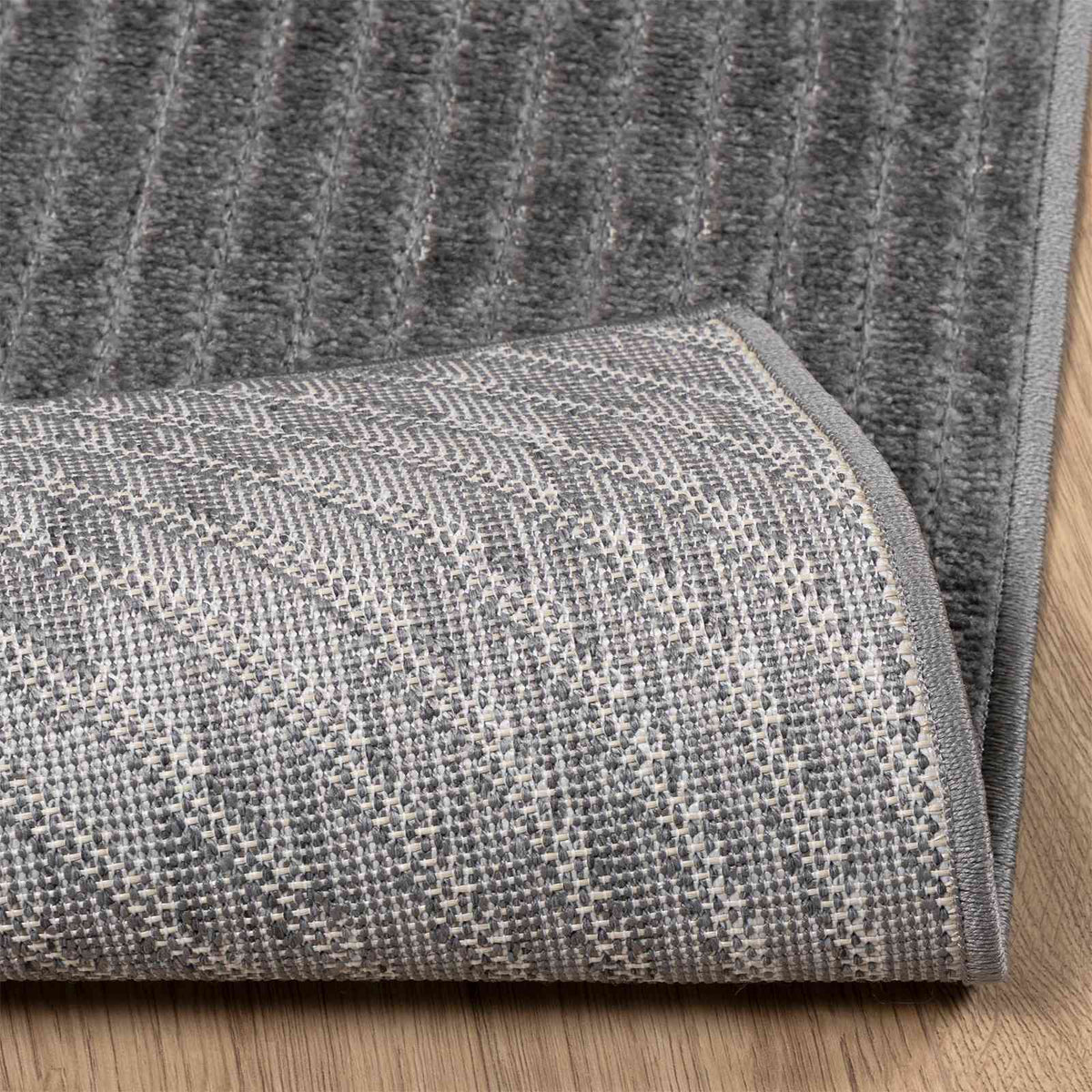 Indoor and Outdoor Rug PALMERAS Zen Sand Anthracite 160 x 230 cm