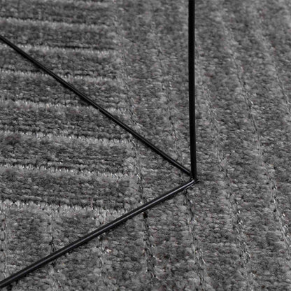 Indoor and Outdoor Rug PALMERAS Zen Sand Anthracite 160 x 230 cm
