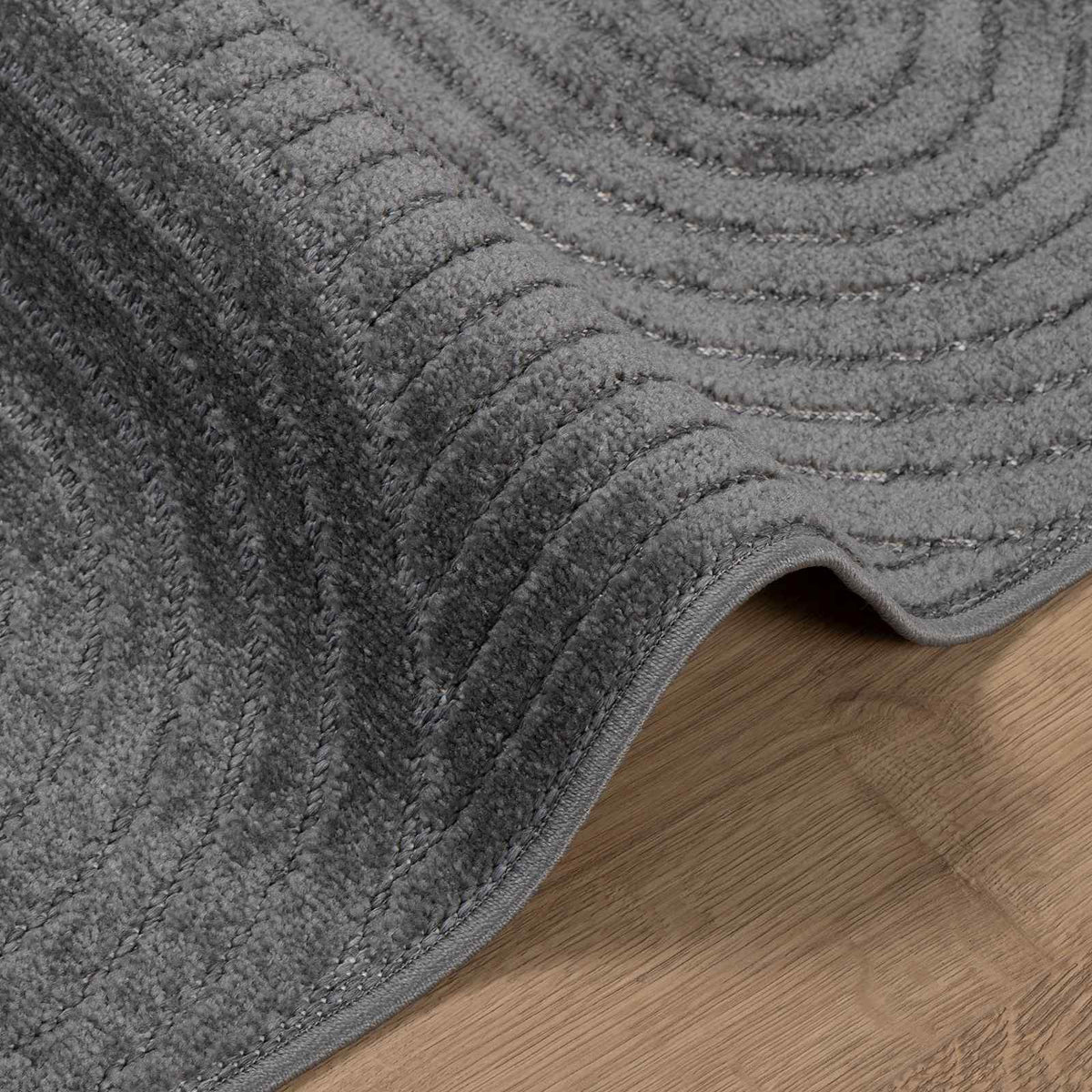Indoor and Outdoor Rug PALMERAS Zen Sand Anthracite 160 x 230 cm