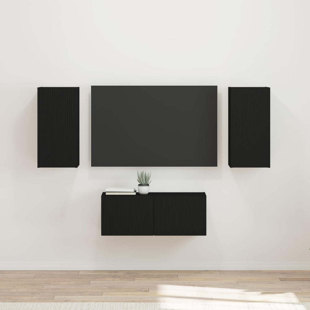 vidaXL TV Cabinet Set 6 pcs Engineered Wood