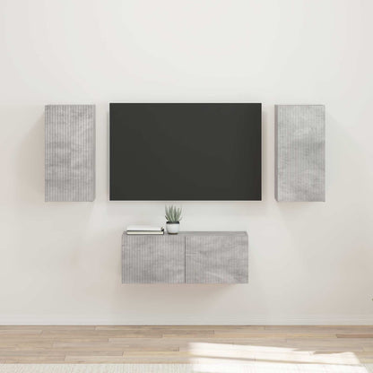vidaXL TV Cabinet Set 6 pcs Engineered Wood