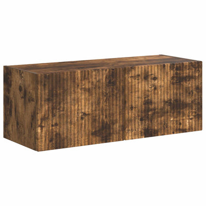 vidaXL TV Cabinet Set 6 pcs Smoked Oak Engineered Wood 5