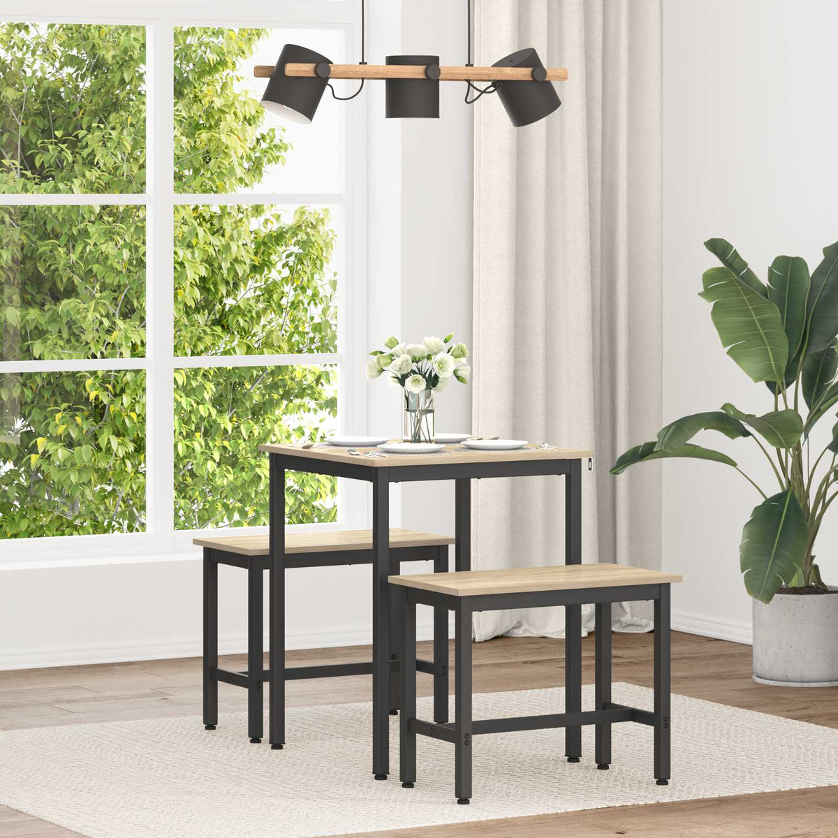 Dining Tables Engineered Wood Sonoma Oak 60 cm 60 cm