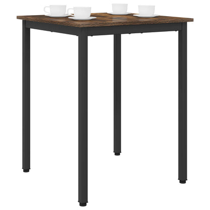 Dining Tables Engineered Wood Smoked Oak 60 cm 60 cm