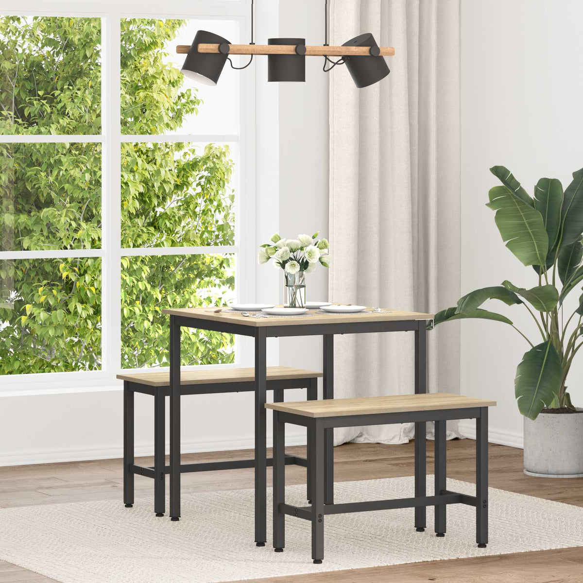 Dining Tables Engineered Wood Sonoma Oak 70 cm 70 cm